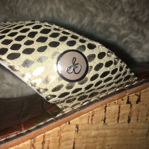 Sam Edelman Romy Leather Wedge Sandals - Picture 4 of 8